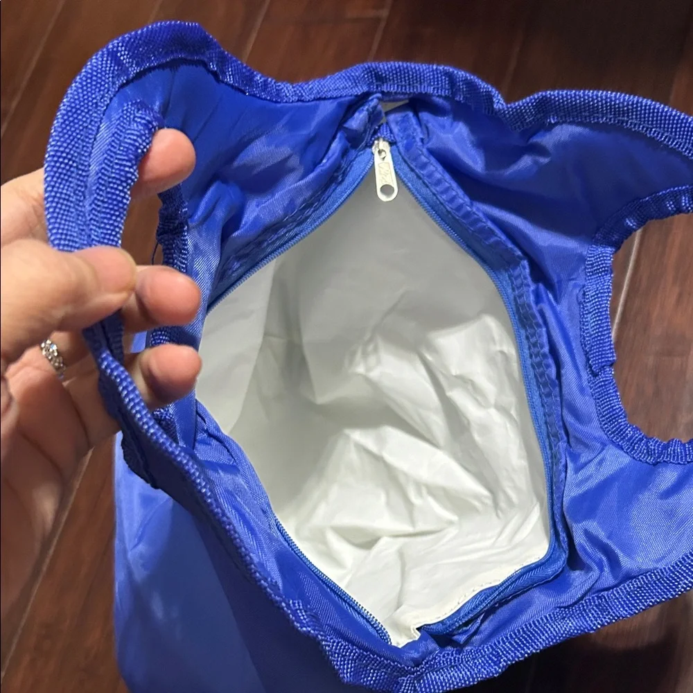 Insulation Blue lunch bag .